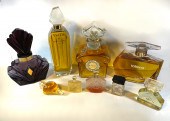 9 PIECE PERFUME BOTTLES: 1) El
