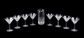 9 PIECE WATERFORD CRYSTAL 'LIS
