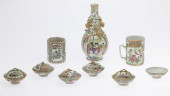 9 PIECES OF CHINESE FAMILLE RO