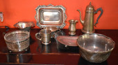 9 PIECES OF STERLING SILVER<br
