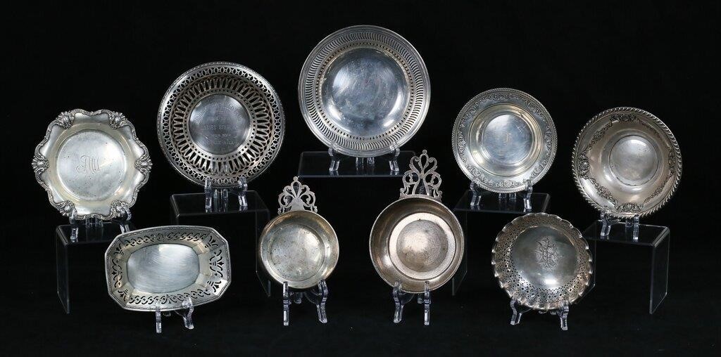 9 PIECES STERLING GORHAM,