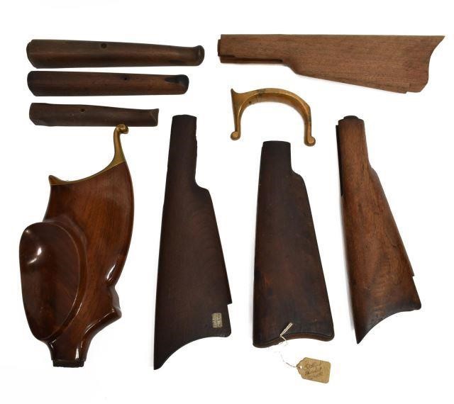 (9) RIFLE HARDWOOD RIFLE STOCKS(lot