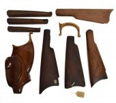 (9) RIFLE HARDWOOD RIFLE STOCK