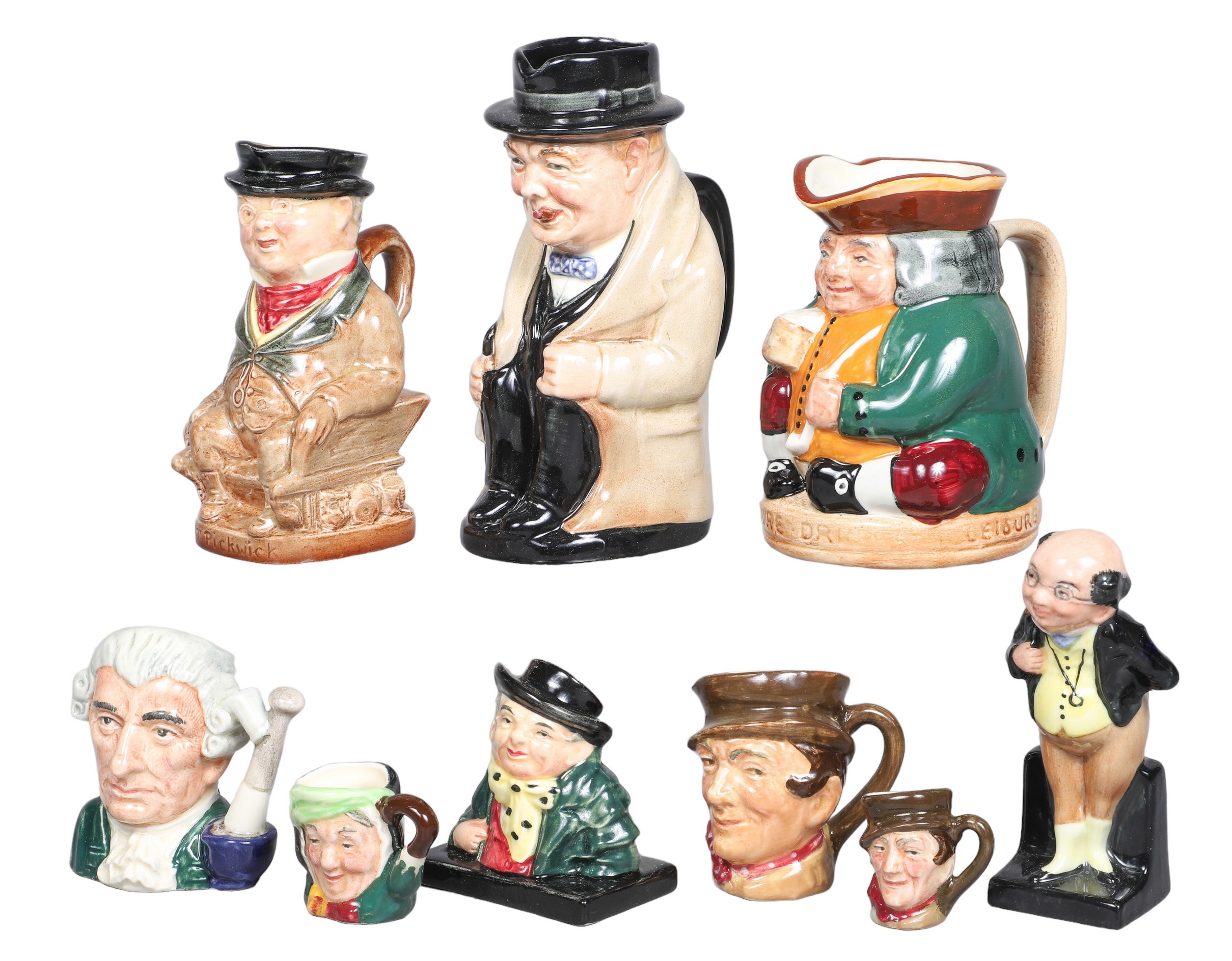 (9) Royal Doulton porcelain Toby