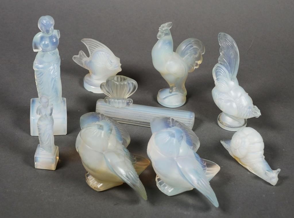 (9) SABINO FRANCE OPALESCENT ART