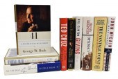 (9) SIGNED BOOKS, BUSH, JOHNSO