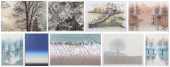 (9) Signed prints, artists inc