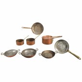 (9) Small copper clad cooking