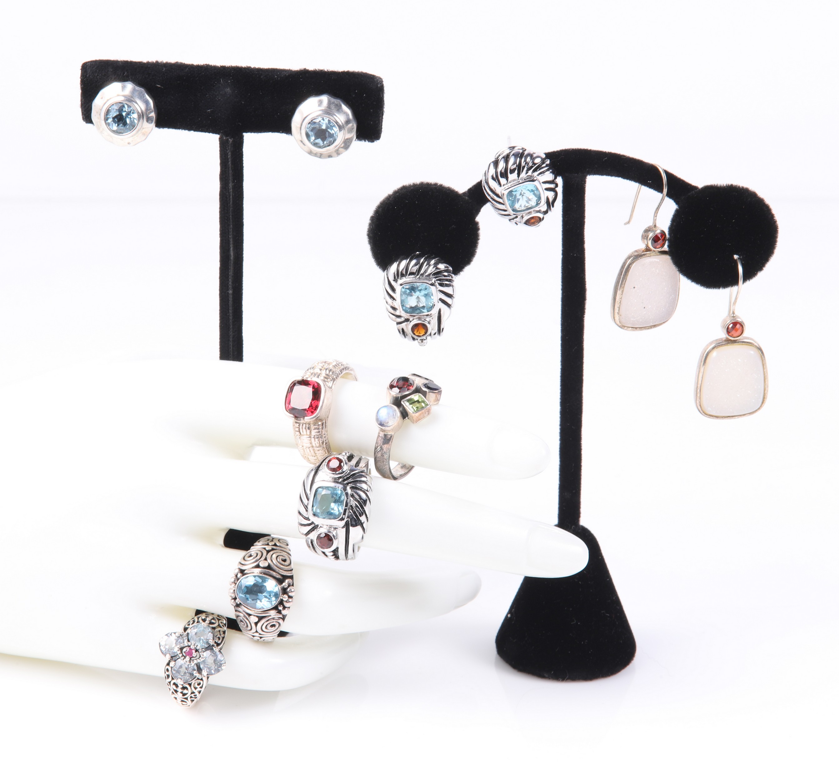 (9) Sterling and Semi-Precious