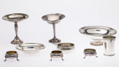 9 STERLING SILVER TABLE ARTICL