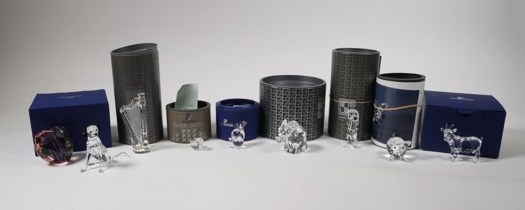 (9) SWAROVSKI ANIMALS & OTHER