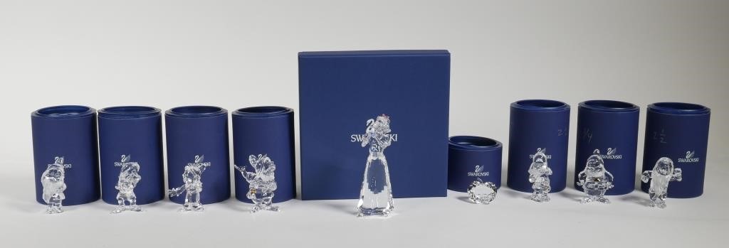 (9) SWAROVSKI CRYSTAL DISNEY SNOW