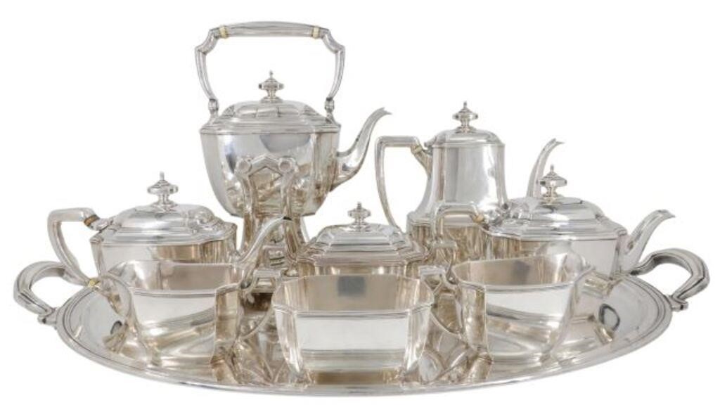 (9) TIFFANY HAMPTON STERLING TEA