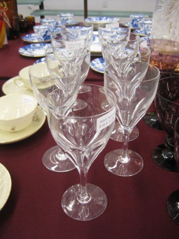 9 Val St. Lambert Crystal Wines
