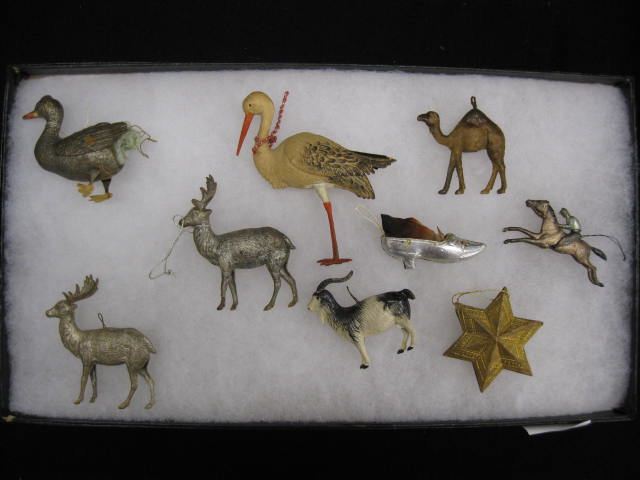 9 Victorian Dresden Paper Christmas