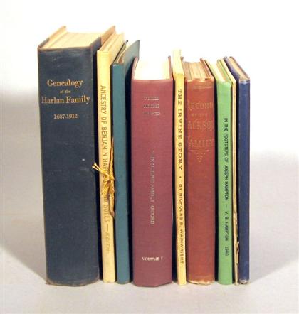 9 vols. (2 wrappers)  Genealogy &