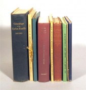 9 vols. (2 wrappers)  Genealog