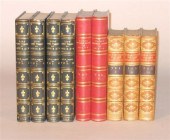 9 vols.  Leather Bindings - Fr