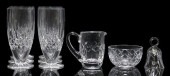 (9) WATERFORD CUT CRYSTAL TABL