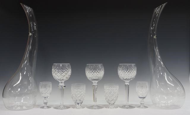 9) WATERFORD & RIEDEL CRYSTAL