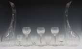 9) WATERFORD & RIEDEL CRYSTAL