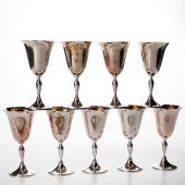 9 WILCOX SILVERPLATE GOLD WASH