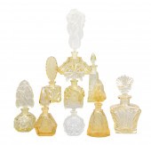 (9) Yellow crystal scent bottl