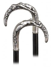 90. FIGURAL ART NOUVEAU CANE -