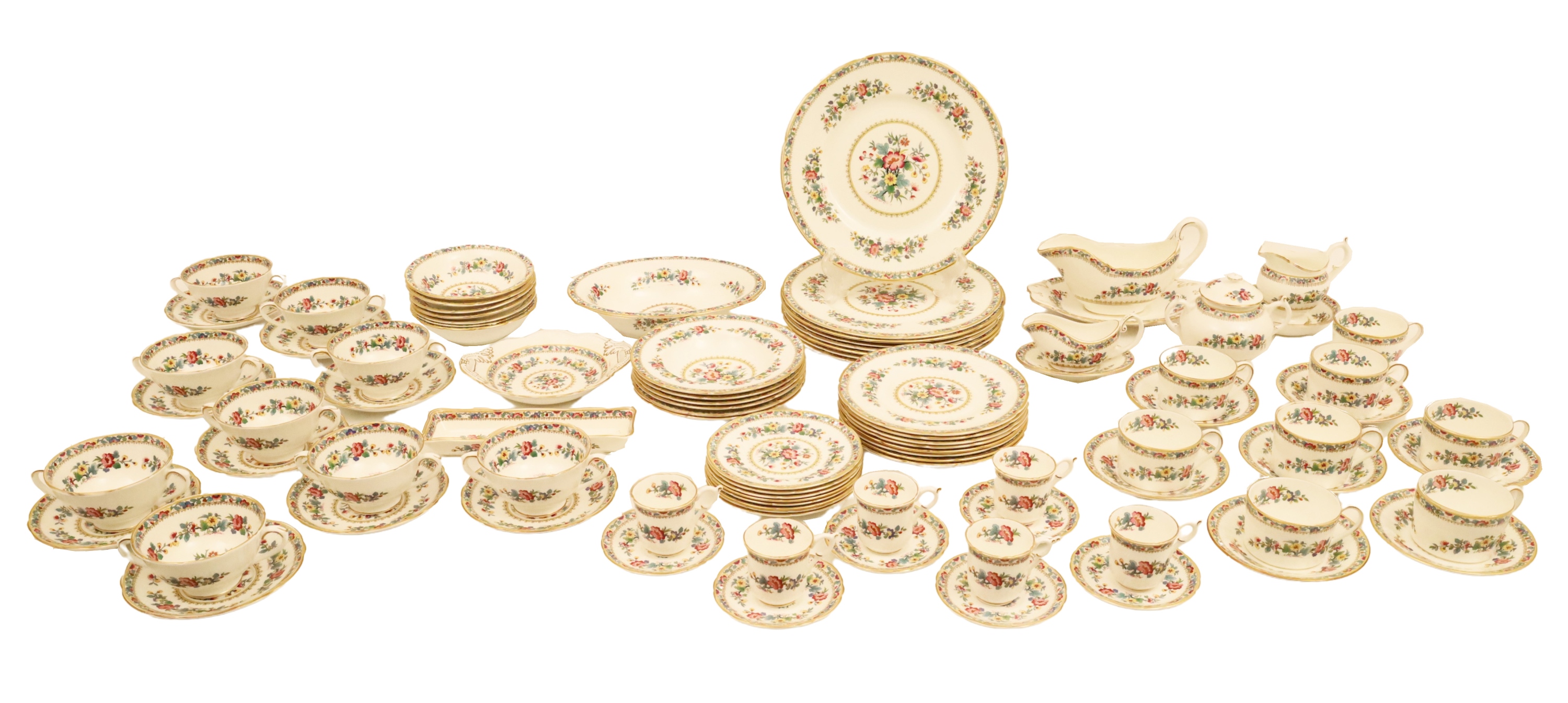 90 PC. COALPORT BONE CHINA DINNER