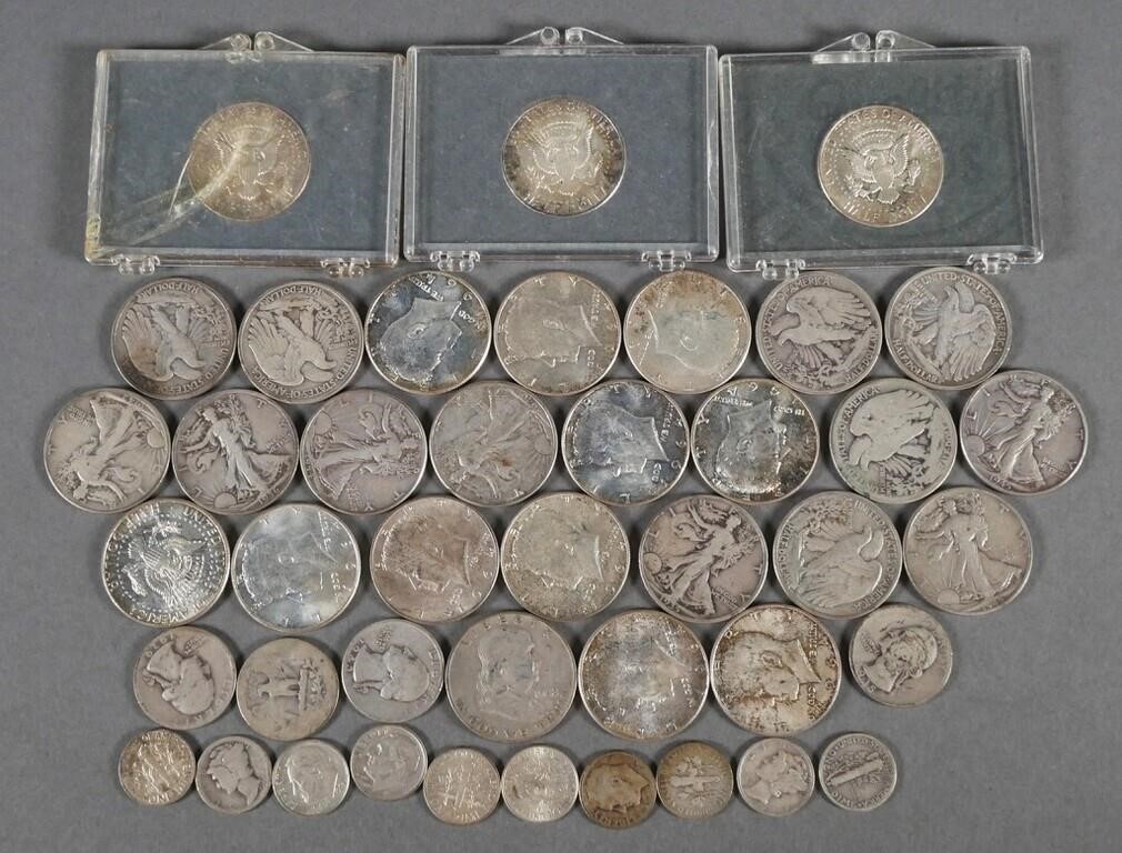 90% SILVER US COINSLot of 1964 or