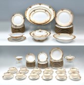 91 PC. NORITAKE ''GILDA'' SERV