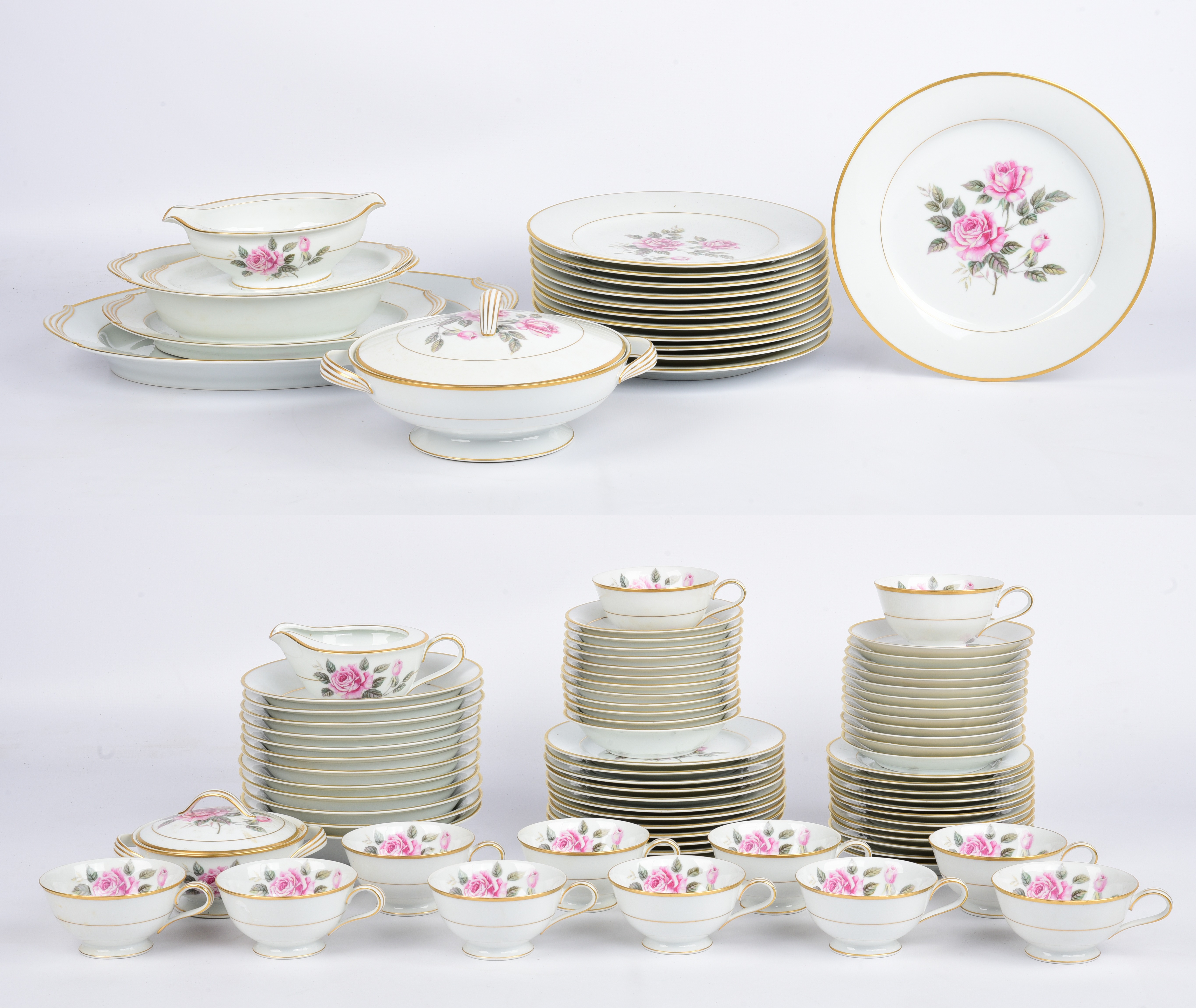 (91) Pcs Noritake porcelain