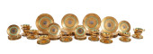 91 PIECE VICTORIA 24K AND PLAT