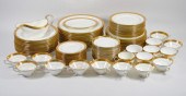 91PC MINTON PORCELAIN GOLD RIM