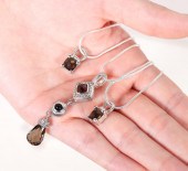 925 JUDITH RIPKA SMOKY QUARTZ+