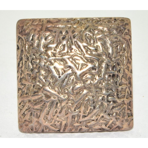 925 silver ladies designer square