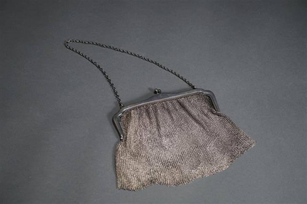 925-SILVER MESH EVENING PURSE, 7