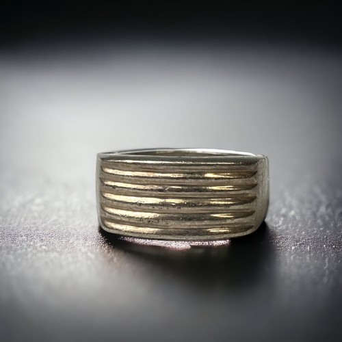 925 silver solid mans band ring