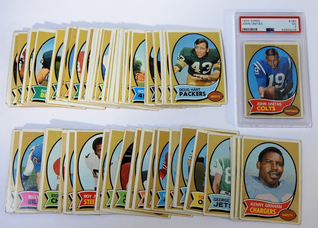 92PC 1970 TOPPS FOOTBALL CARDS PART