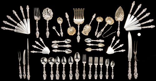94 PCS. WHITING LILY STERLING