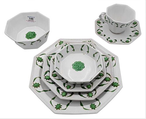 94 PIECE ITALIAN DINNERWARE SET, TO