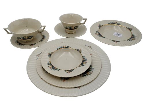 97 PIECE LENOX "RUTLEDGE" DINNER