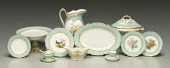 97 pieces Old Paris porcelain: