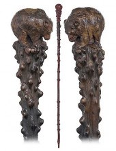 97. VINE BEAR CANE -CA. 1900 -
