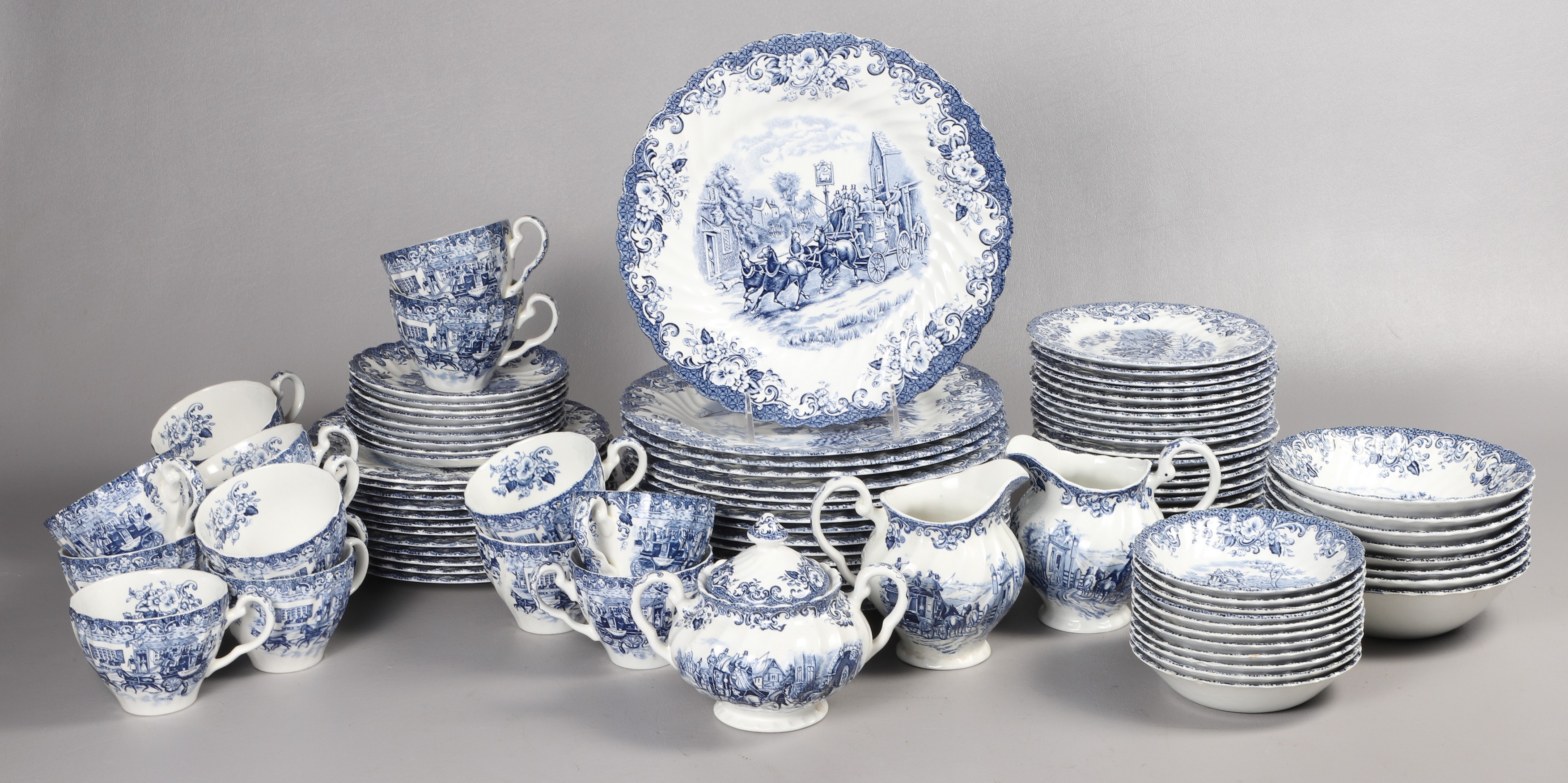 (98) Pcs Johnson Bros porcelain