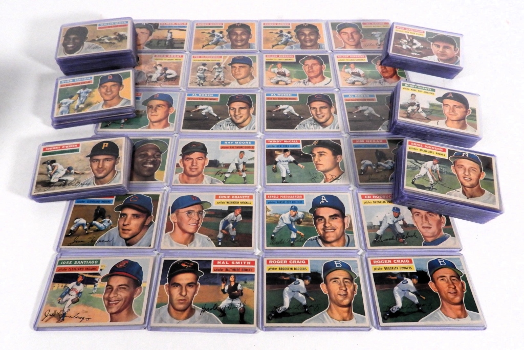 98PC 1956 TOPPS BASEBALL TRADING
