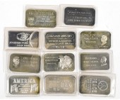.999 SILVER BARS, SOME EARLY E