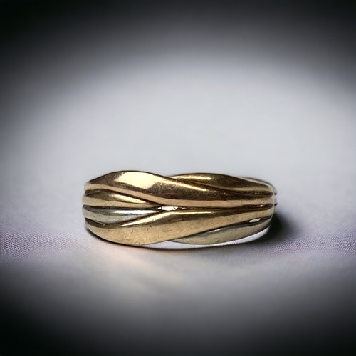 9ct gold multi colour wedding