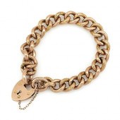 9K ROSE GOLD VICTORIAN HEART L