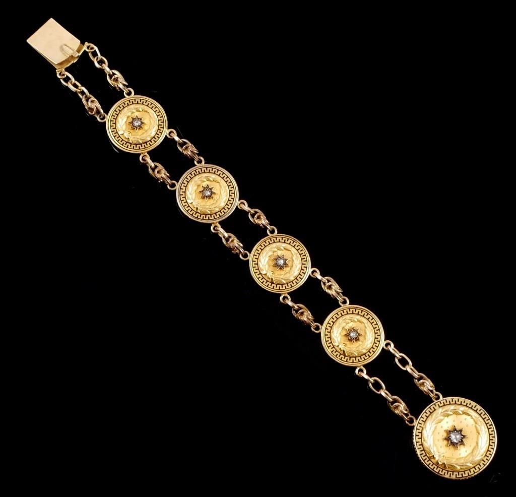 9K/18K GOLD GREEK MOTIF BRACELET18K